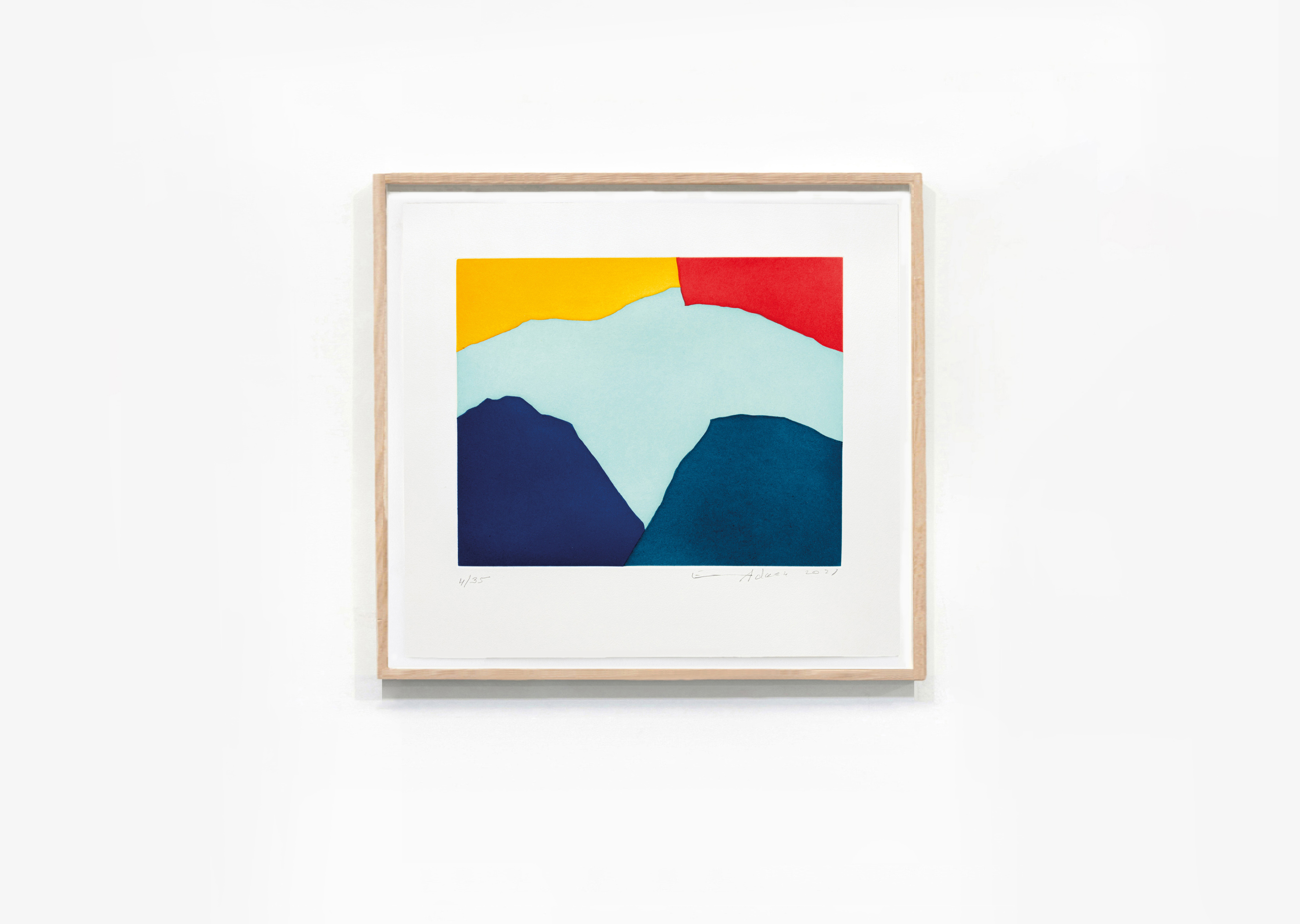 estampe Chemin Etel Adnan
